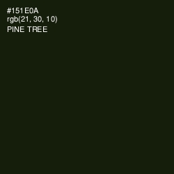 #151E0A - Pine Tree Color Image